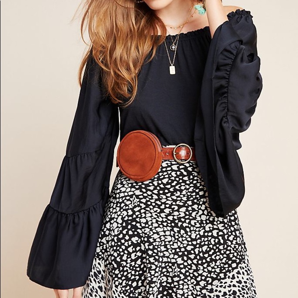 Anthropologie Gloria off-the-shoulder top NWT